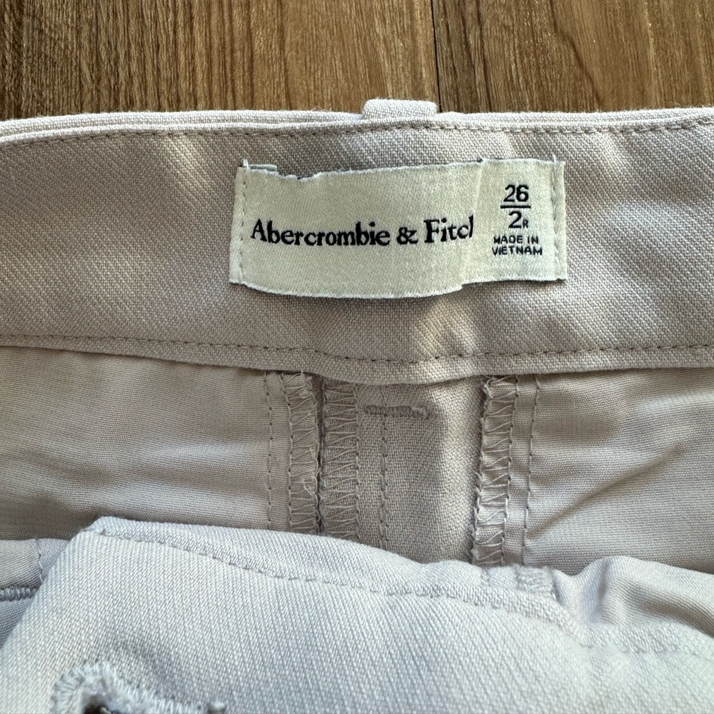 Abercrombie & Fitch Light Beige/Tan Trousers